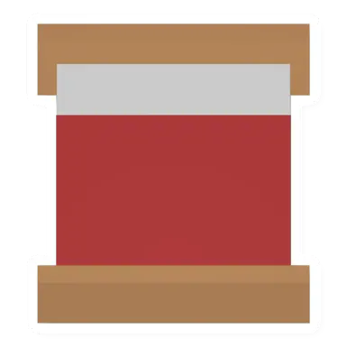 Unturned Red Adobe Double Bed barricade icon