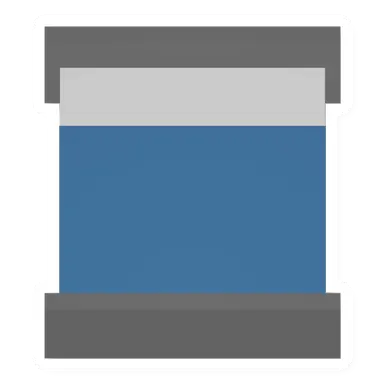 Unturned Blue Metal Double Bed barricade icon