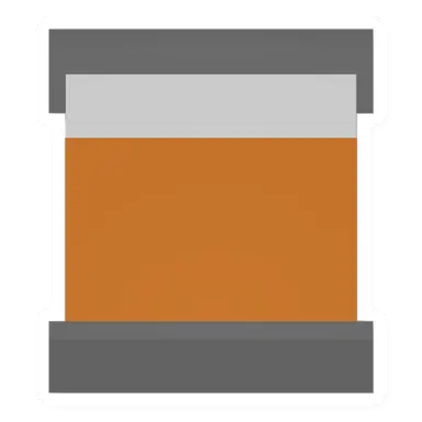 Unturned Orange Metal Double Bed barricade icon