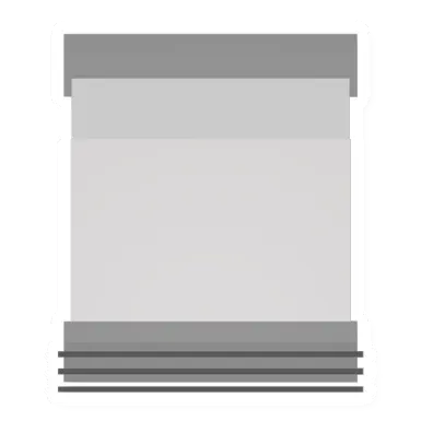 Unturned White Concrete Double Bed barricade icon