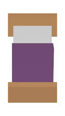 Unturned Purple Adobe Bed barricade icon
