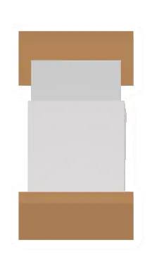 Unturned White Adobe Bed barricade icon