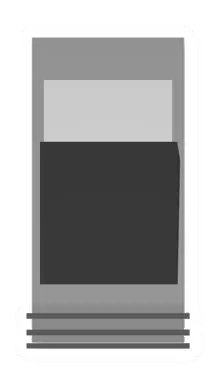 Unturned Black Concrete Bed barricade icon