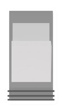 Unturned White Concrete Bed barricade icon