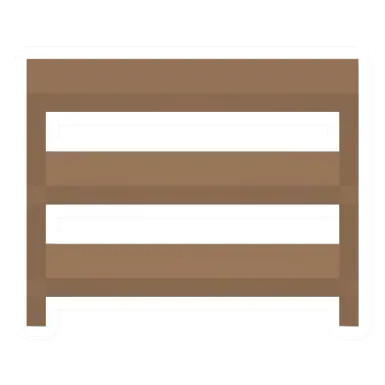 Unturned Wood Shelf barricade icon