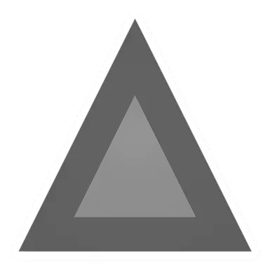 Unturned Triangular Glass Roof barricade icon