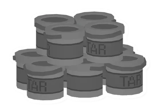 Unturned Stack of Tar barricade icon