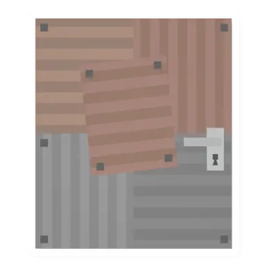 Unturned Scrap Door barricade icon