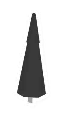 Unturned Black Umbrella barricade icon