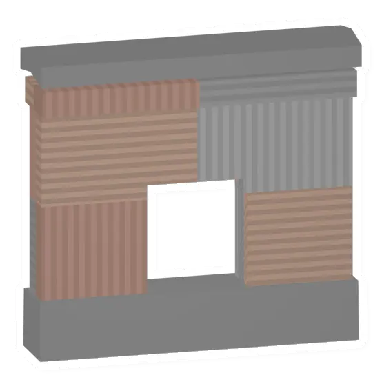 Unturned Tall Scrap Door barricade icon