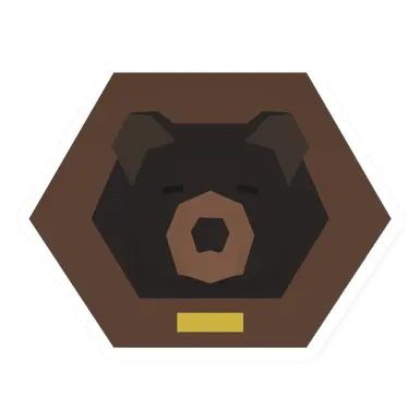 Unturned Blackbear Trophy item icon