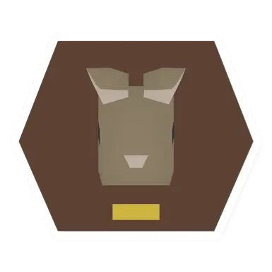 Unturned Rabbit Trophy barricade icon