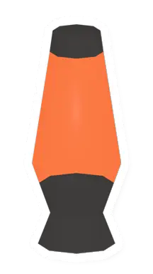 Unturned Orange Lava Lamp item icon