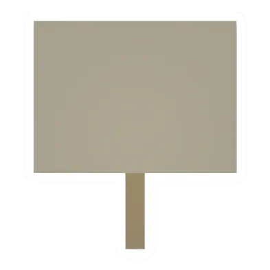 Unturned Palm Sign barricade icon