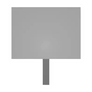 Unturned Metal Sign barricade icon