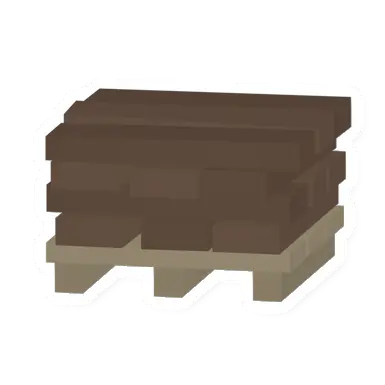 Unturned Stack Of Wood barricade icon