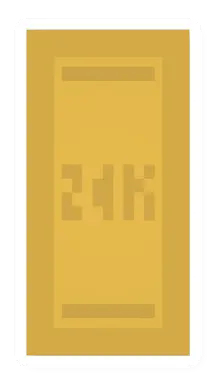 Unturned Gold Bar barricade icon