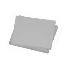 Unturned Paper Sheet barricade icon