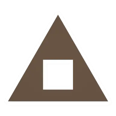 Unturned Triangular Wooden Hole barricade icon