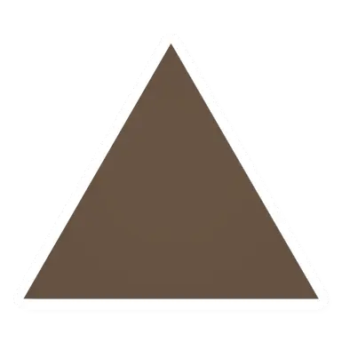 Unturned Triangular Wooden Roof barricade icon