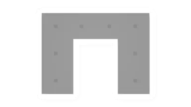 Unturned Concrete Doorway barricade icon