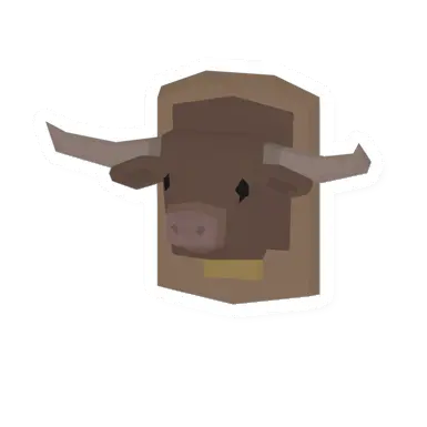 Unturned Bull Trophy barricade icon