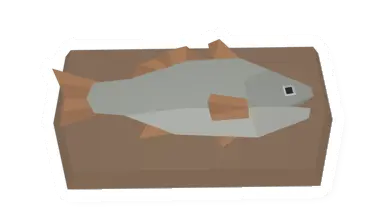Unturned Silver Perch Trophy barricade icon