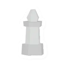 Unturned White Bishop barricade icon