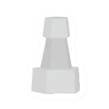 Unturned White Pawn barricade icon