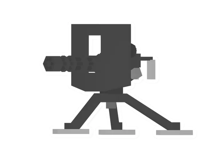 Unturned Gatling HMG barricade icon