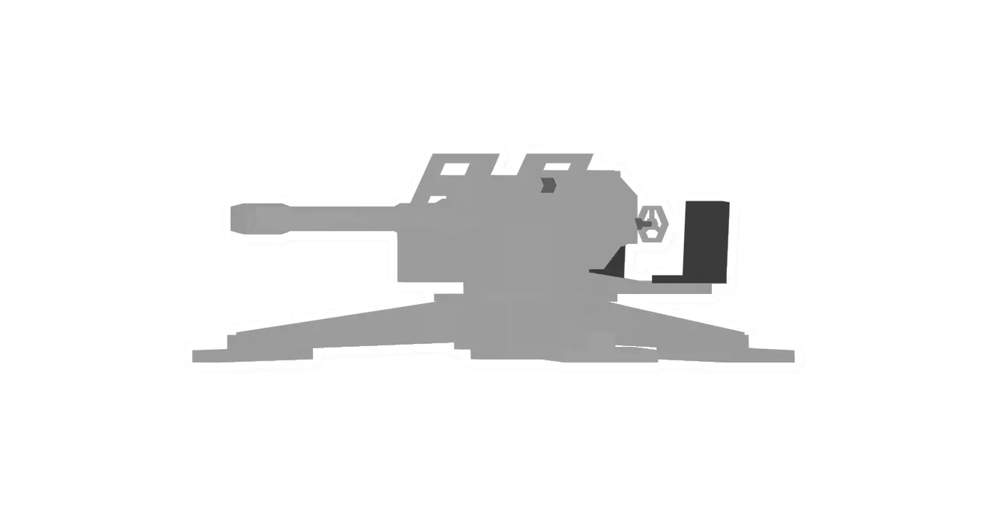Unturned Advanced Towered Cannon Gun barricade icon