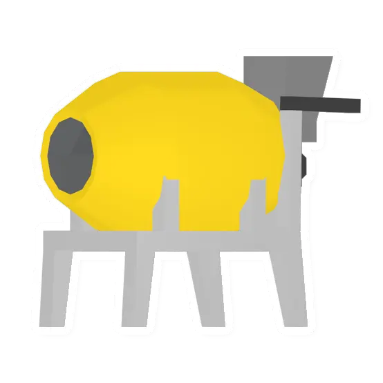 Unturned Cement Mixer barricade icon