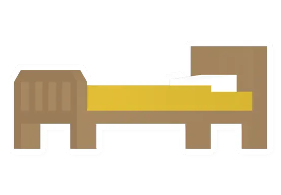 Unturned Blue Exquisite Bed barricade icon