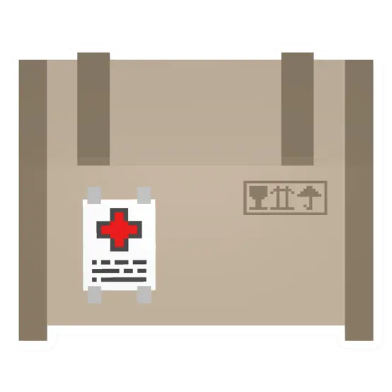 Unturned Medical Chest barricade icon