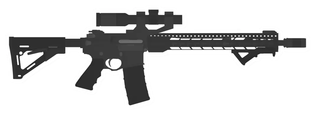 Unturned ST AR-15 Girl's Frontline SPR Assault Rifle gun icon
