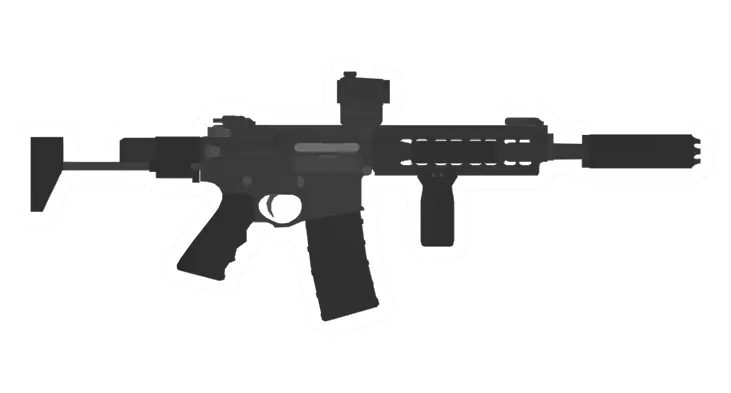 Unturned ST AR-15 Girl's Frontline CQB Assault Rifle gun icon