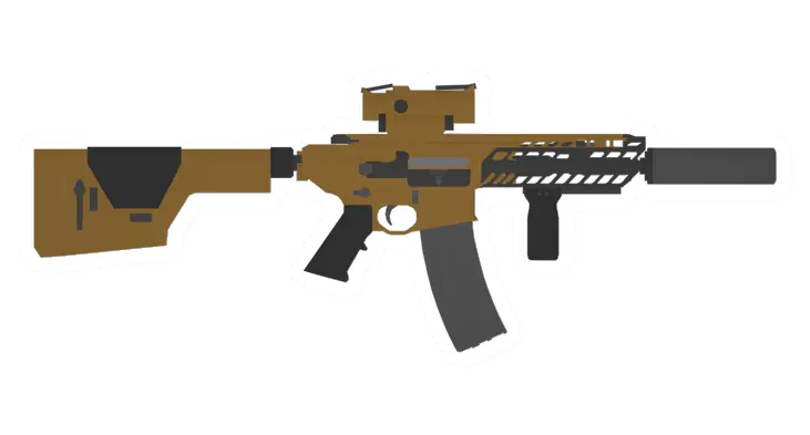 Unturned MCX Golden Mosca Assault Rifle gun icon