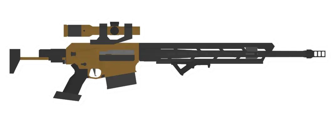 Unturned MK-18 Mjolnir Golden Rebel Designated Marksman Rifle gun icon