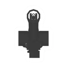 Unturned FN SCAR Iron Sights (SCAR-L PDW) sight icon