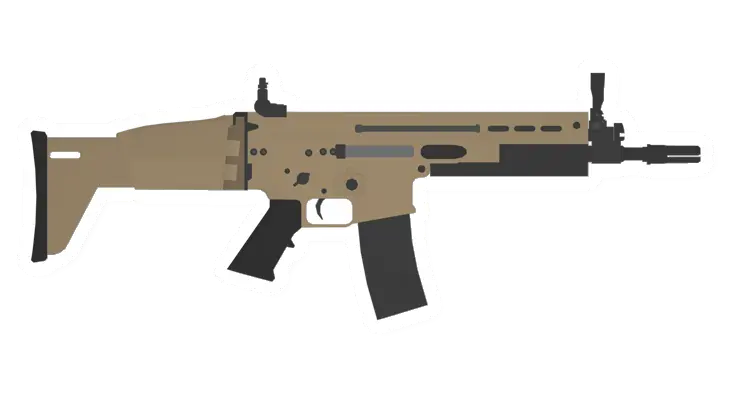 Unturned SCAR-L CQC Assault Rifle gun icon