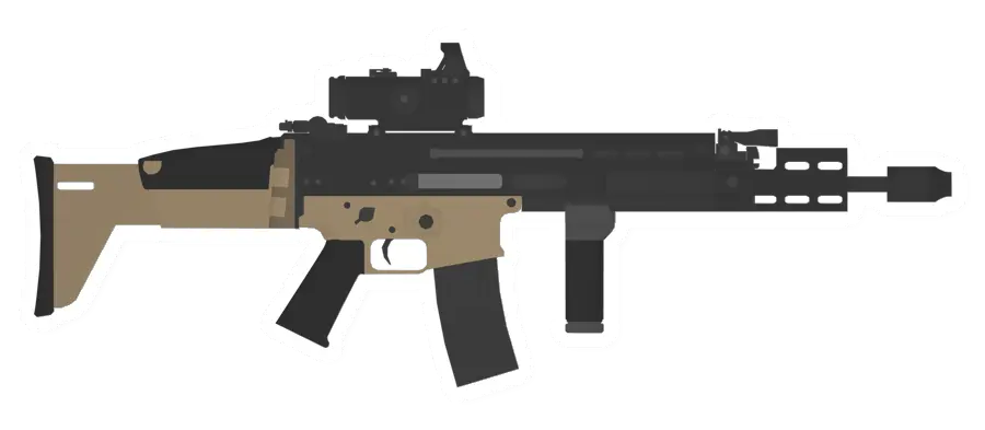 Unturned SCAR-L Contract Wars Assault Rifle gun icon