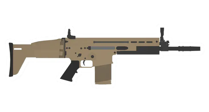 Unturned SCAR-H CQC Battle Rifle gun icon