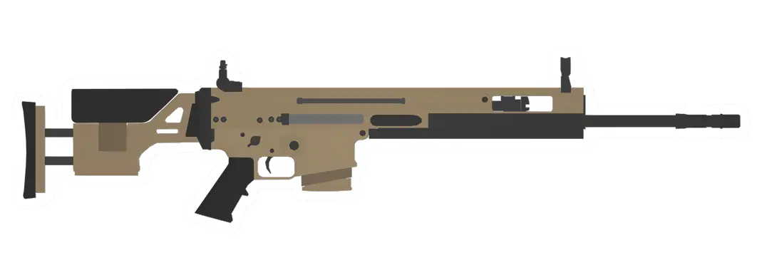 Unturned SCAR-H SSR Battle Rifle gun icon