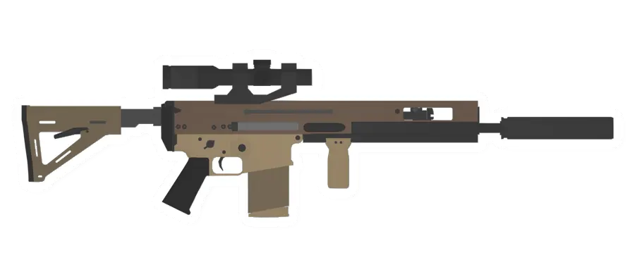 Unturned SCAR-H CSR Battle Rifle gun icon