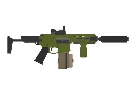 Unturned Honeybadger PDW Assault Rifle gun icon