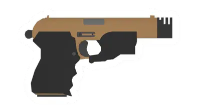 Unturned TT-33 Gold Brunner Pistol gun icon