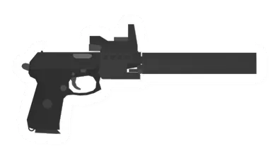 Unturned SR-1MP Gyruza Tactical Pistol gun icon