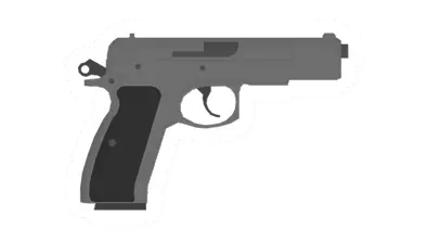 Unturned CZ75 Inox Pistol gun icon