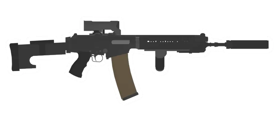 Unturned FAL 5.56mm Vltor Assault Rifle gun icon
