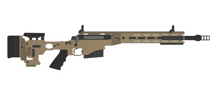 Unturned MSR Short Sniper Rifle gun icon